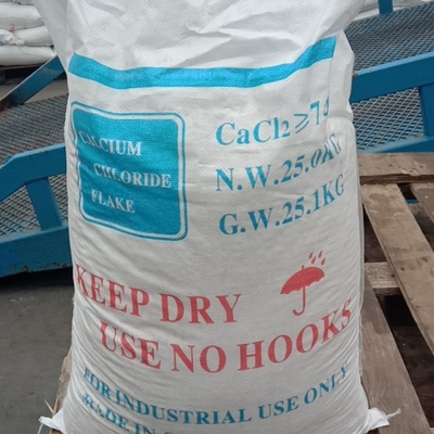 ক্যালসিয়াম ক্লোরাইড CaCl2 CAS 10035-04-8 25 কেজি / BAG শুকানোর জন্য ব্যবহৃত