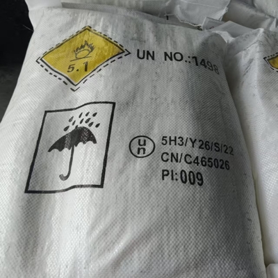 NaNO3 সোডিয়াম নাইট্রেট 27 MT / 20 GP প্যাকেজ 25 KG / BAG জারা প্রতিরোধক জন্য ব্যবহৃত