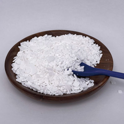 74% CaCL2 *2H2O ক্যালসিয়াম ক্লোরাইড ফ্লেক্স ডিহাইড্রেট বর্ণহীন কিউবিক ক্রিস্টাল